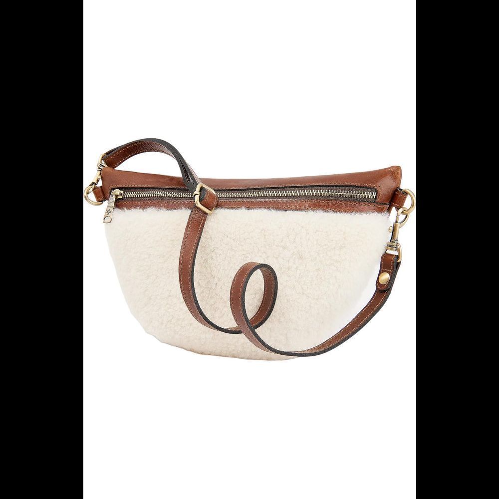 Patricia Nash Tinchi Shearling Sling Natural